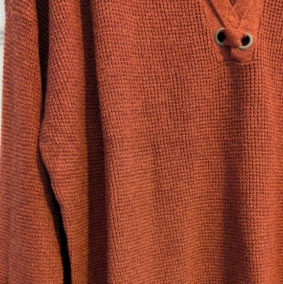 BNWT American Eagle Rust Brown/Red Sweater size XXL - Picture 2 of 6